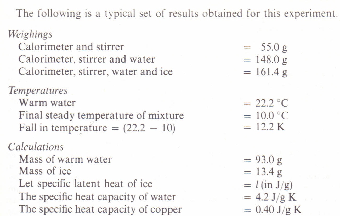 to-measure-the-specific-latent-heat-of-ice-by-the-method-of-mixtures